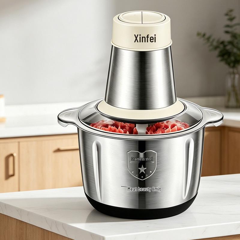 Xinfei Stainless Steel Multi-Function Electric Meat and Vegetable Grinder for Home and Commercial Use