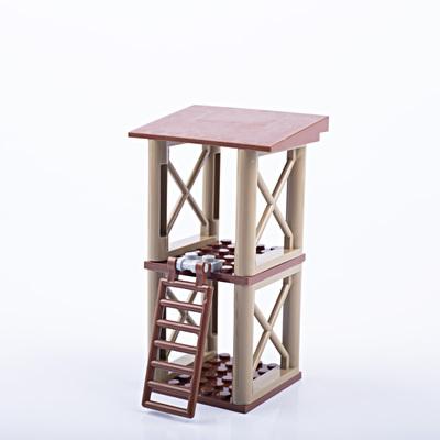 MOC Militärzubehör Bausteine Soldatenfiguren Sandsack Hund Hindernis Camouflage Zelt Schaufel Waffenbox Spielzeug Kinder J038