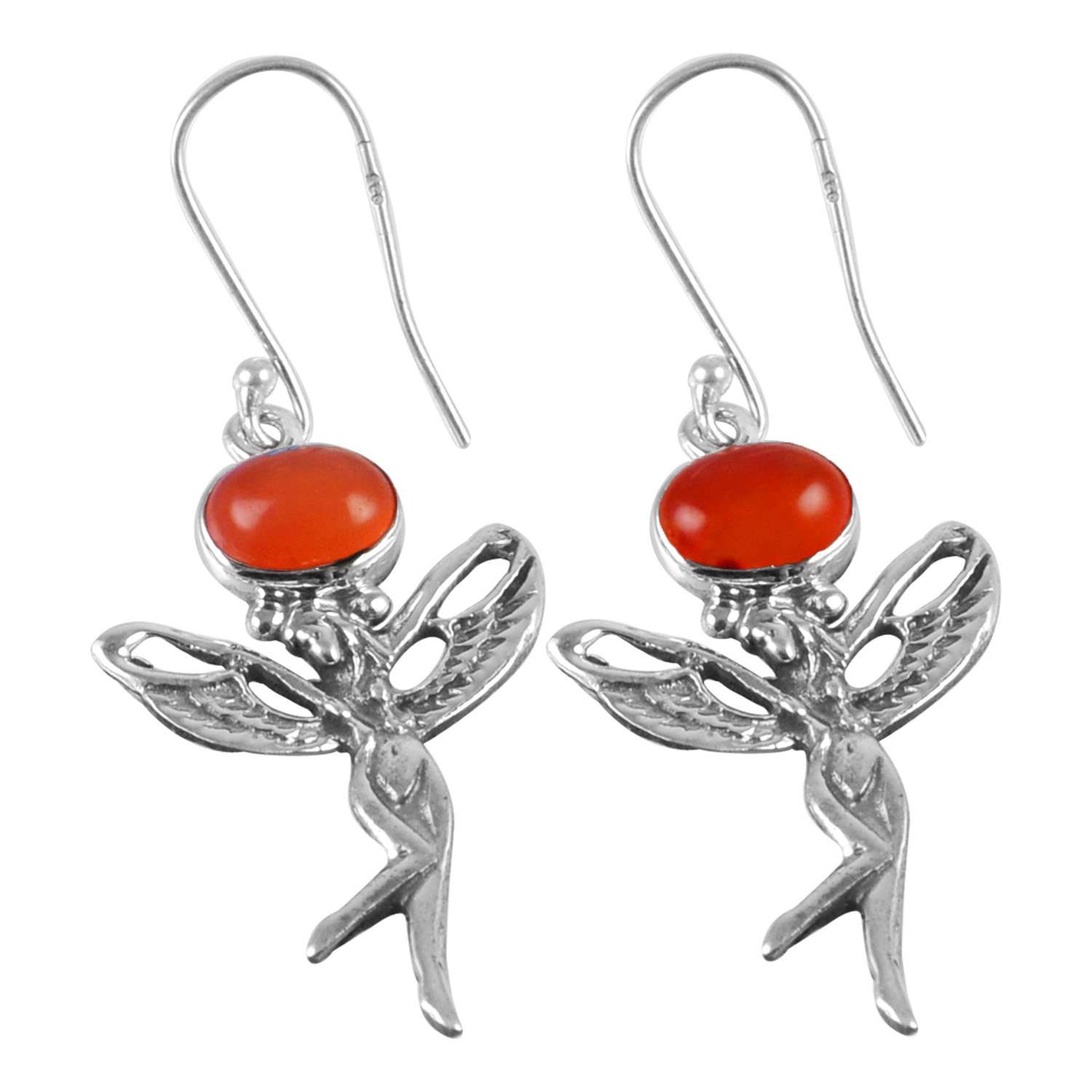 

Carnelian Gemstone Earrings Solid 925 Sterling Silver Handmade Earrings Jewelry Gift For Women And Girls E-1866