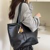 Fashionable Simple Soft Pitot Bag New Large-capacity Commuting Bag Female College Student Shoulder Bag for Class