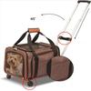 Large Capacity Expansion Cat Dog Bag Pet Trolley Case Portable Foldable Cat Carriers Bags Outdoor Travel Double Shoulder Pet Bag