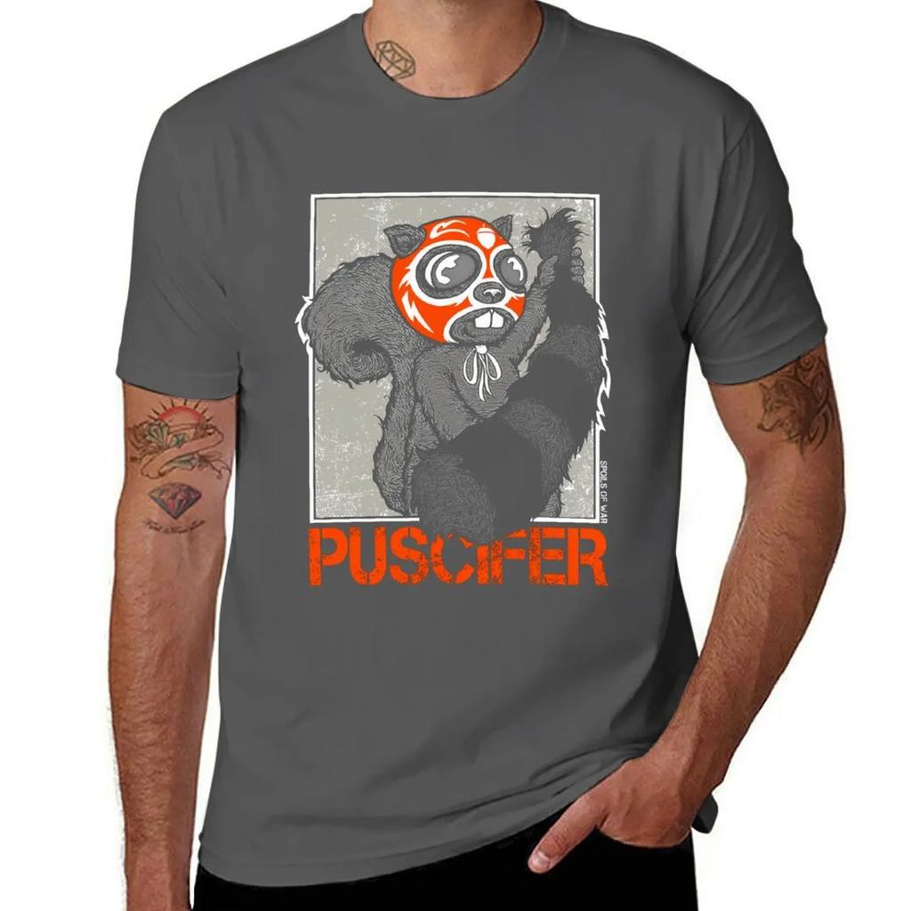 Puscifer animal naughty art T-Shirt summer top quick-drying quick drying plus size men clothing