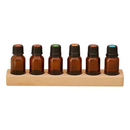 Essential Oil Display Stand Storage Rack Single/Double Layer Large Capacity Wooden Perfume