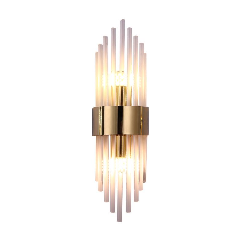 Elegant Luxury Glass Wall Lamp for Living Room, Bedroom, Hotel, or Bedside - Designer Style with Personality