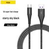 PISEN 1.2m Fast Charging Alloy Nylon Cable for Huawei