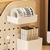 Reading Stand Multi-Grid Desktop Organizer with Elevated Base Rounded Corners to Prevent Book Tipping Macaron Colors for Kids Study Desk Accessory