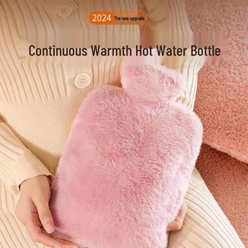 Plüsch-Wärmflasche - Handwärmer & Bauchkompresse, Verdickt und explosionsgeschützt