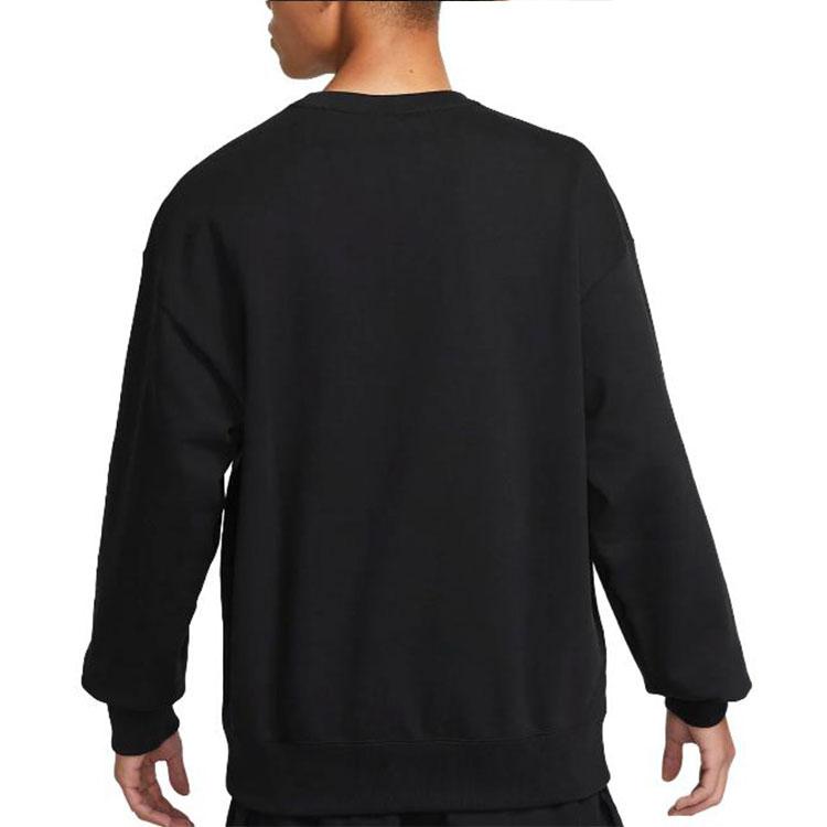 Nike Moletom de Gola Redonda Solo Swoosh Masculino Tops Preto DX0812-010