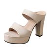 Fashion Women Platform Sandals Chunky High Heels Women Peep Toe Fashion Shoes for Women Summer Sexy Luxury Sandals Sandalias De Mujer
