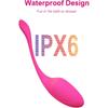 APP Remote Control G-spot Panty Vibrator, Pink Fun Long Distance Bluetooth Wearable, Rechargerable Adult Sex Toys More Than 10 Vibrations for Women