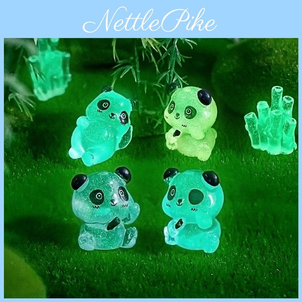 Enchanting Resin Luminous Panda Statues For Home Garden And Office Decor