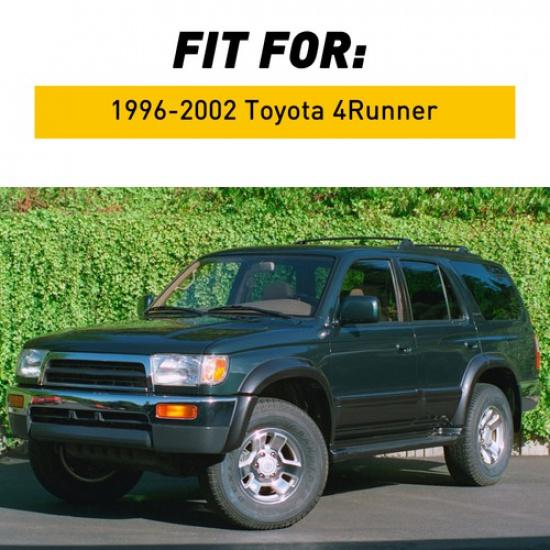For 1996-2002 Toyota 4Runner Front Bumper Grille Headlight Filler Trim Panel Set