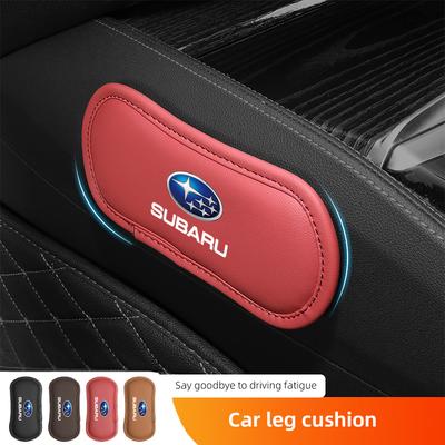 Leather Car Knee Pad Elastic Leg Cushion Armrest Pad Accessories For Subaru XV Legacy Impreza Crosstrek Forester Outback Smart Nn1