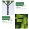 Green Artificial Pine Branch Plastic Christmas Tree Simulation Pine Needle Festival Ornament Home Decoration Fake Cypress Leaves