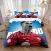 Ronaldo'S Celebration Moment Print 3Pcs Bedding Setduvet Cover With 2 Bedropillowcase Home Birthday Gift