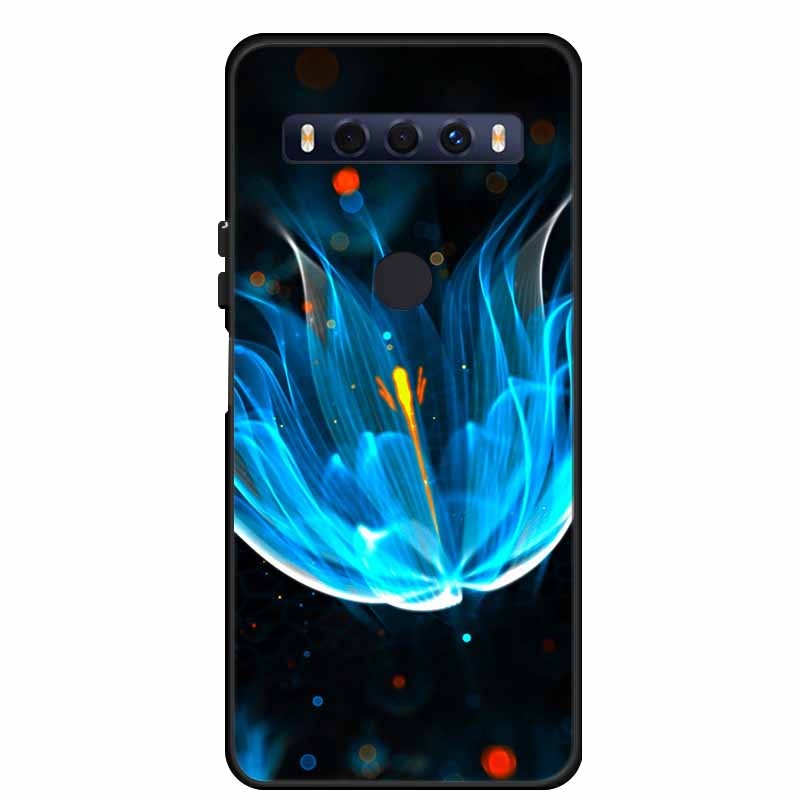 For TCL 10 SE Case 10SE Coque Black TPU Silicone Soft Back Cover Cases For TCL 10 SE Phone Case 6.52" Funda Bag Protective Shell