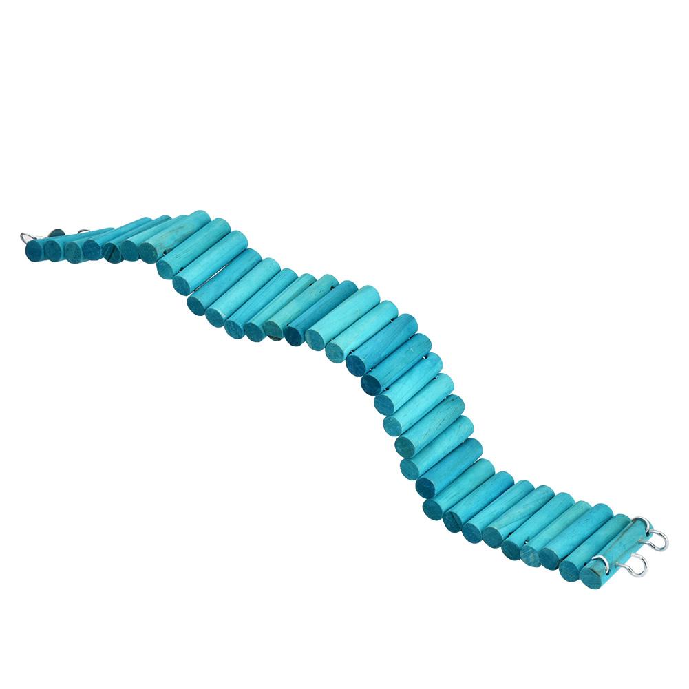 6*50CM Pet Hamster Parrot Climbing Soft Ladder Suspension Bridge Birds Toy