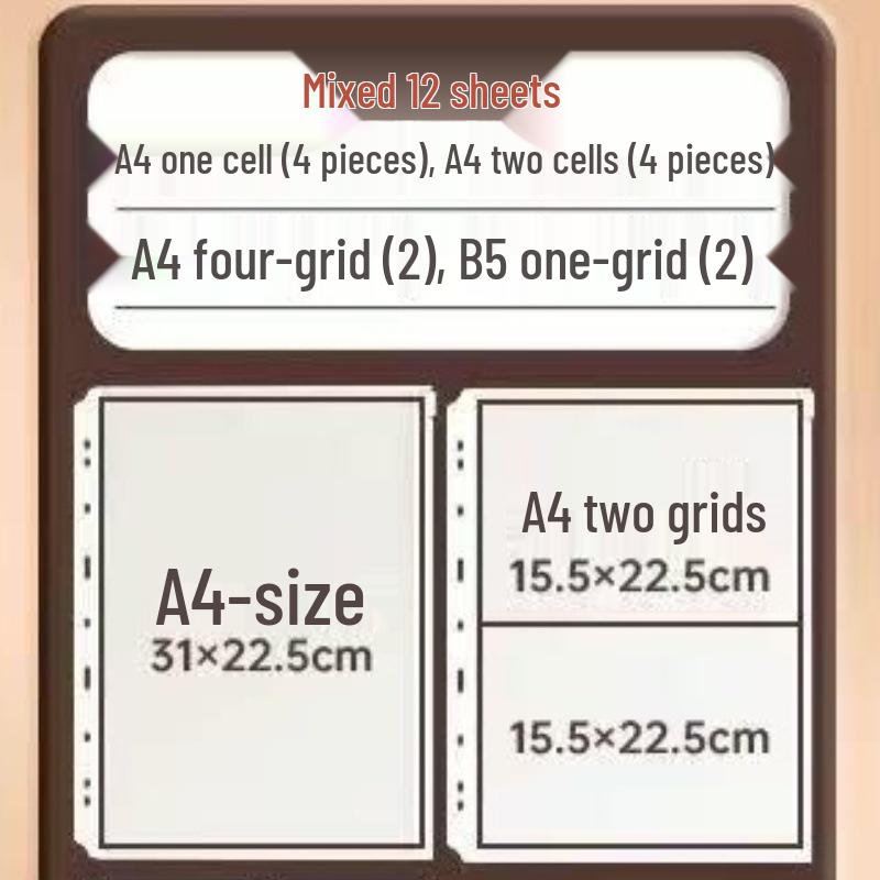

Magnetic Document Organizer: Birth Certificate & Family Card Holder, Household Register & Vaccination Record Album