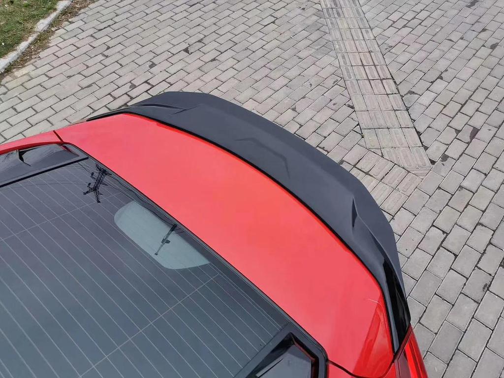 Compatible Rear Spoiler for 2016-2020 Tenth Gen Civic R-Style, Large Ducktail Wing, No-Drill Required