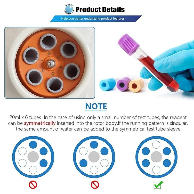 800D Prp Machine Medical Machine Centrifuge Test Blood Prp Plasma Centrifuge Machine 4000RPM Centrifuge