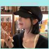 Stylish Black Beret Hat For Women Autumn And Winter Casual Fashion Accessory