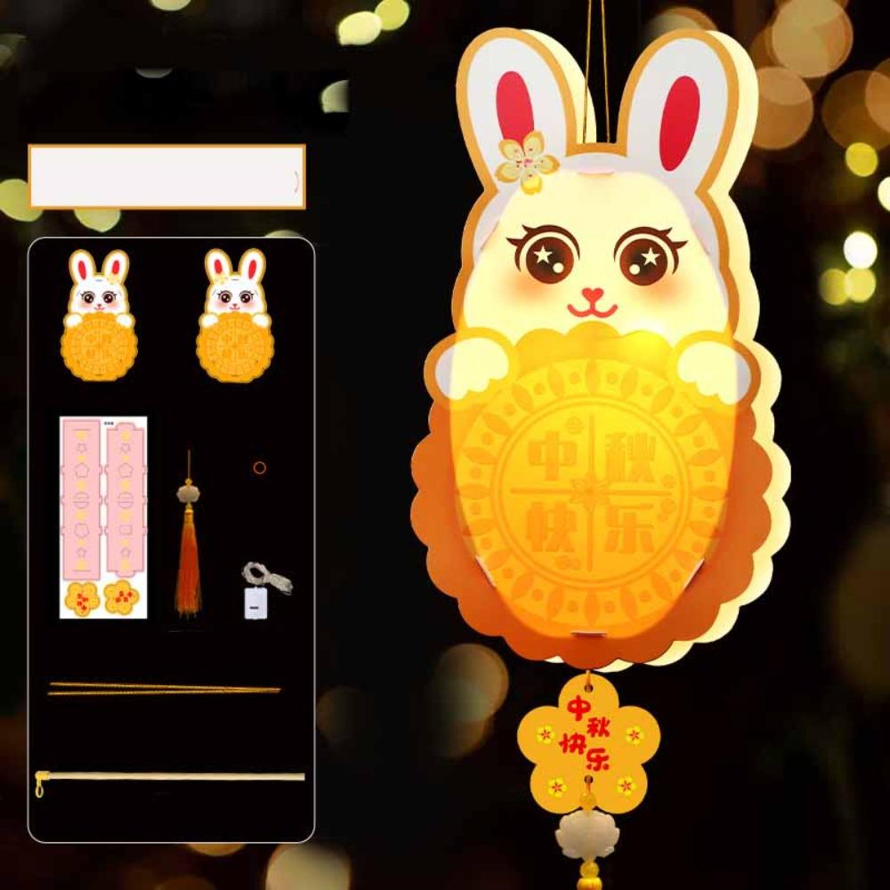 3D Middle Autumn Festival Lantern PVC Ancient Style Handheld Lantern  Gift