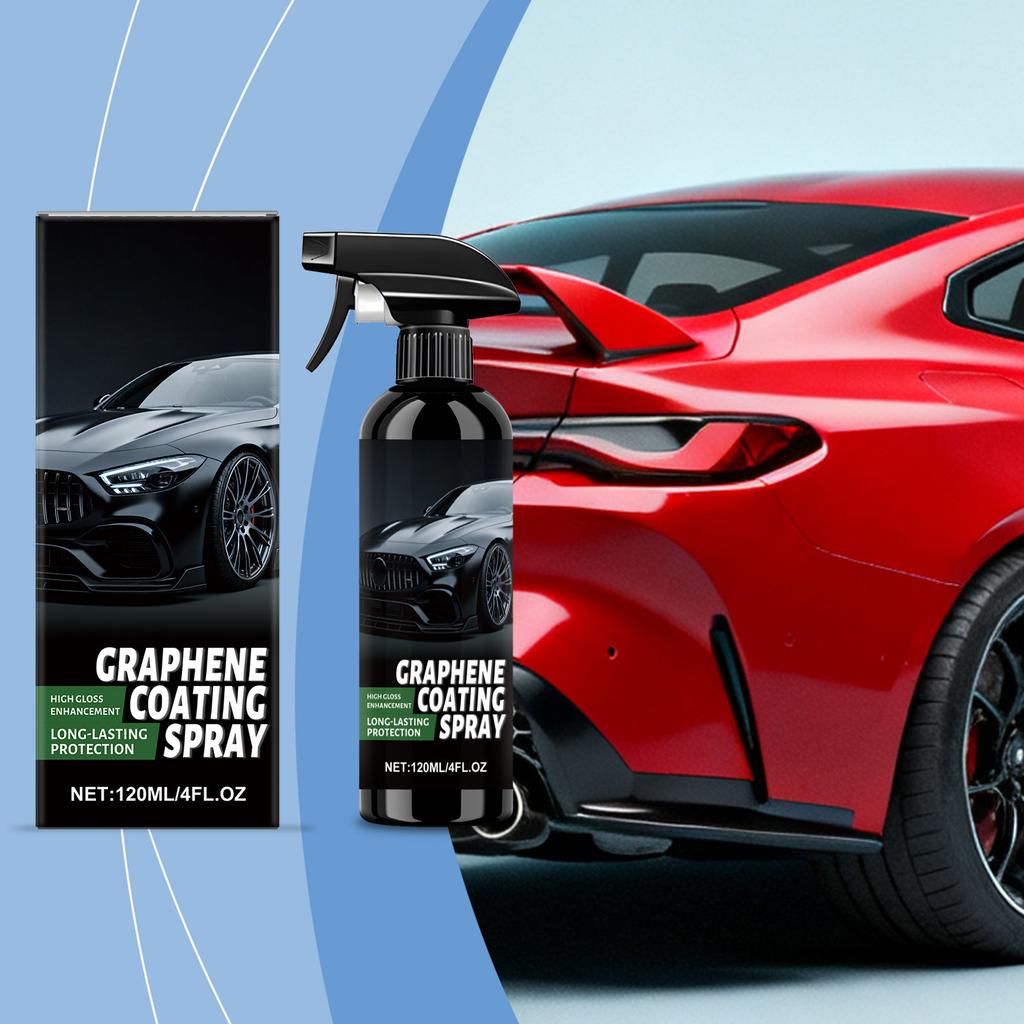 Car Paint Gloss Coating Spray Nano Cleaning Care Spray 120ml