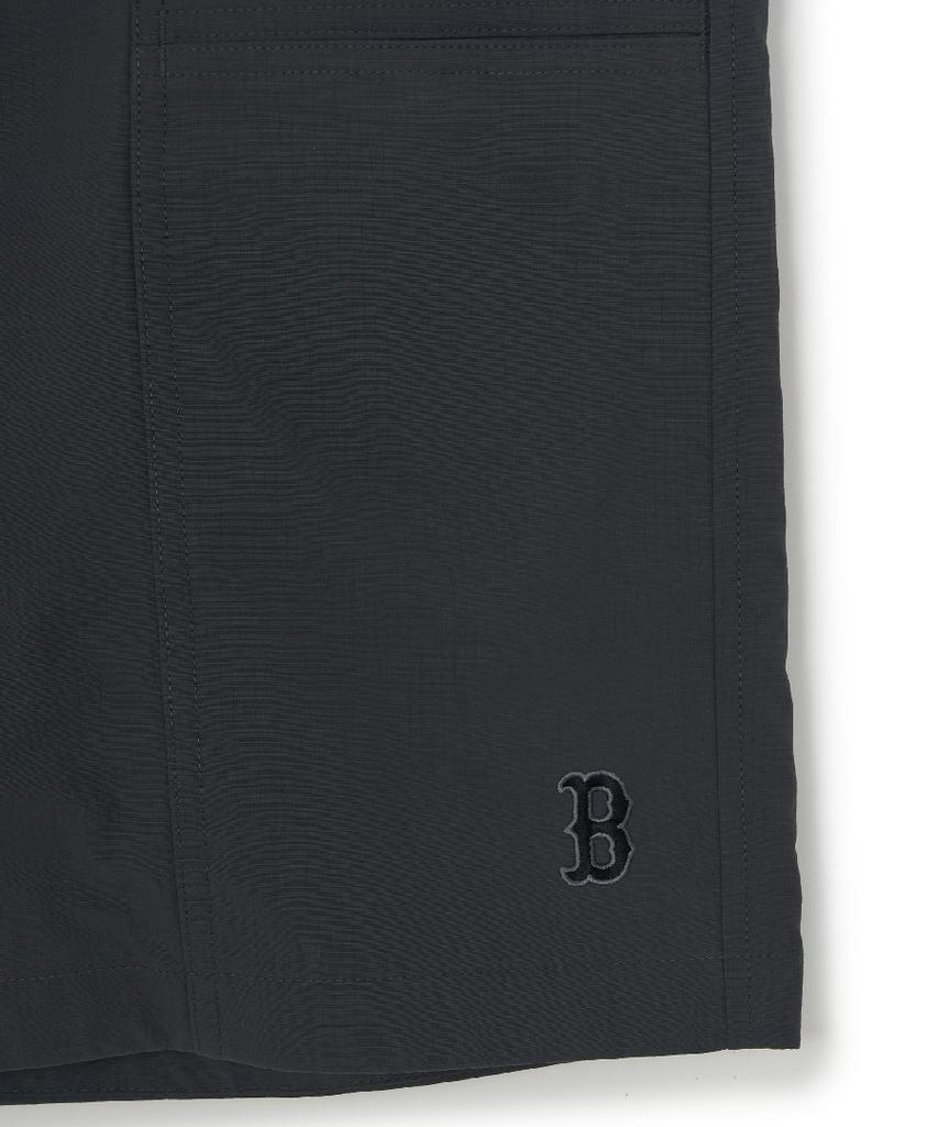 Emelbi Basic Cotton Touch Ripstop Knee-Length Shorts Bos (D.Grey)