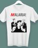Malaria Band Weißes T-Shirt Unisex Tee Alle Größen S Bis 5xl 1f932