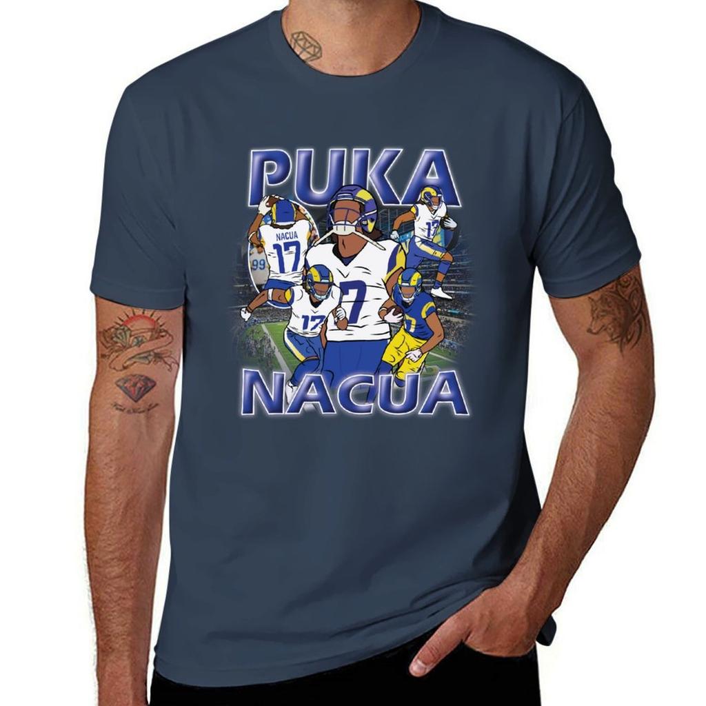 Puka Nacua Vintage Tshirt Casual All Match Tee Shirt For Unisex