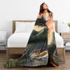 Dinosaur World Blanket Quality Super Warm Jurassics Park Throw Blanket Winter Girls Boys Living Room Fashion Bedspread