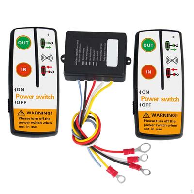 12V Electric Winch Remote Control and Receiver Kit, Handset Switch Controller 100 Feet