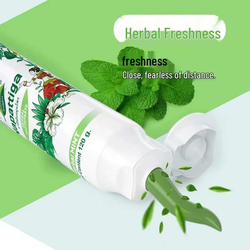 Napattiga Herbal Fresh Coconut Charcoal Whitening Toothpaste from Thailand