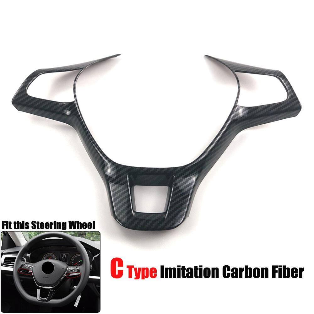 Car Accessories Steering Wheel Trim For Volkswagen Jetta Golf Sportsvan Golf 7 Polo Caddy Amarok Lavida Passat Tiguan Touran Up!