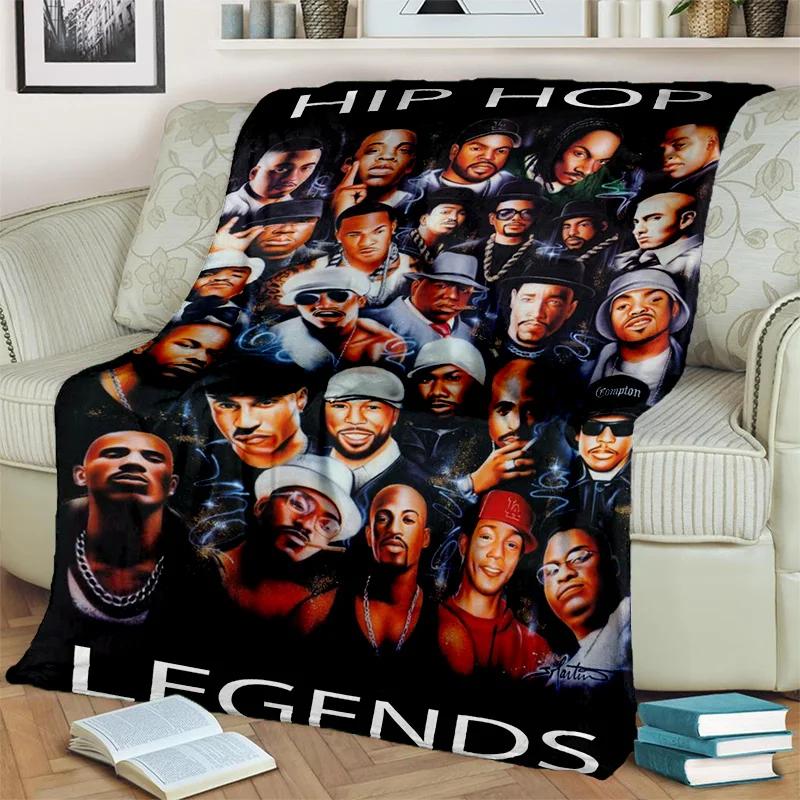 3D Legend Star Hip Hop Rapper Kunstdecke, Weiche Überwurfdecke für Zuhause Schlafzimmer Bett Sofa Picknick Reise Büro Abdeckdecke Kinder
