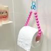 Pink Hanging Beaded Tissue Holder Mobile Phone Chain Multifunctional Storage Paper Hanger Rack Home Decoration Accessories