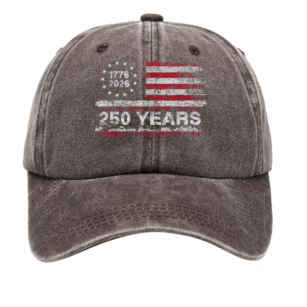 American Anniversary Commemorative Hat Printed Baseball Hat