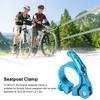     Quick Release Seatpost Clamp Aluminum Alloy 34.9MM Seat Clamp for   Bike Road Bike Casual Bike