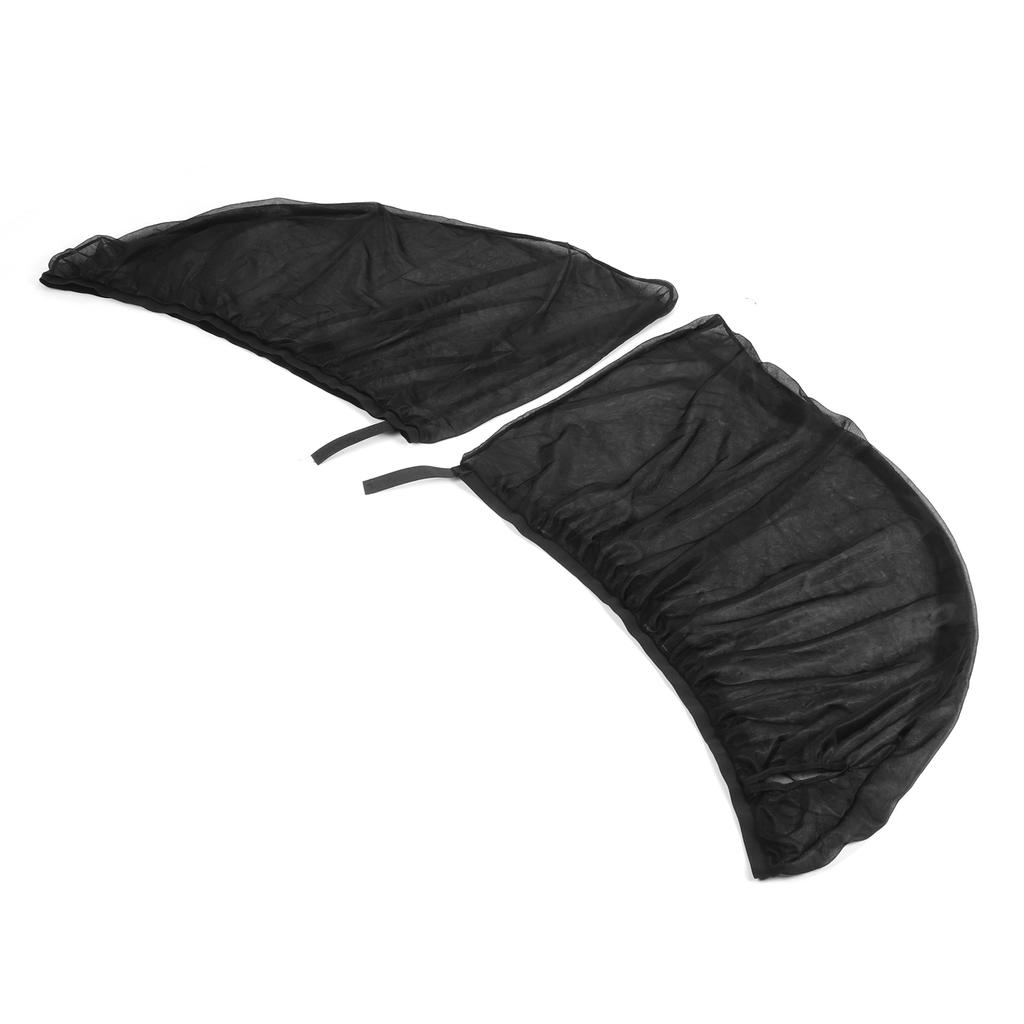 2 Buc. Parasolar Geam Auto Protecție UV Plasă Anti-Țânțari pentru Geam Lateral Față