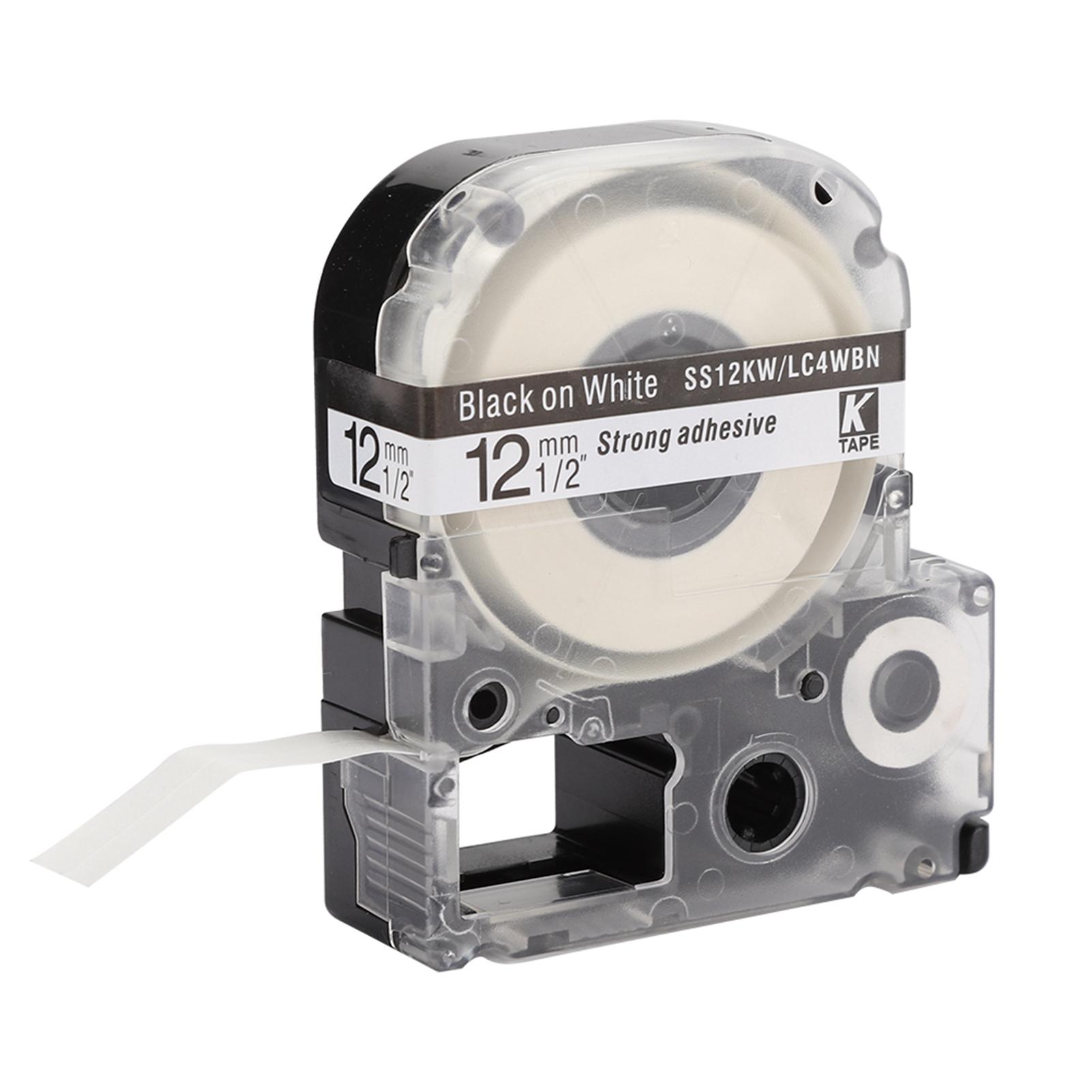 

12 мм Лента для этикеточной машины Подходит для King Jim для SR230CH Длина 8 метров