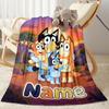 Happy Birthday Celebration Customize Your Name Blanket Gift Customizable Blanket Comfortable Suitable for Sofa Living Room Office Chair Seaside