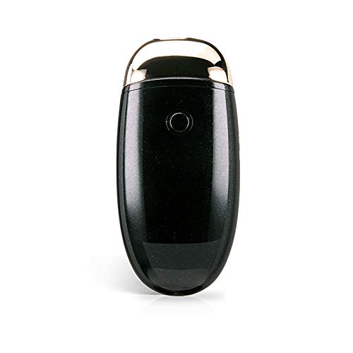 Made in Japan FacePump EMS Facial Beauty Device (Black) - LED light for skin care and EMS for facial muscle stimulation