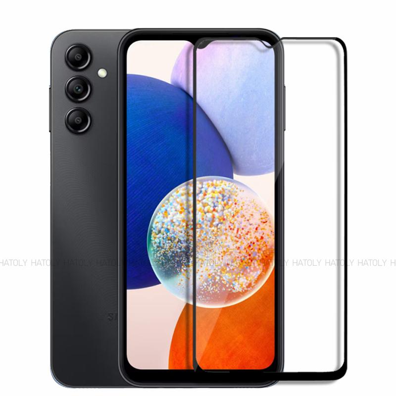 2/4PCS Tempered Glass For Samsung Galaxy A14 5G Screen Protector Samsung Galaxy A14 A24 A34 A54 5G Full Glue Cover Phone Film