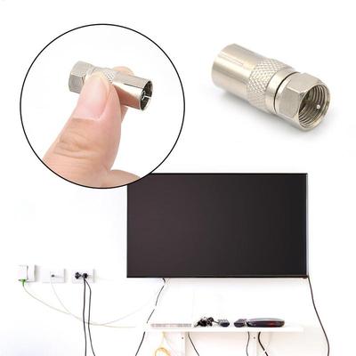 1 Stück F-Stecker Stecker Buchse zu HF Koax TV Antenne Buchse HF Adapter