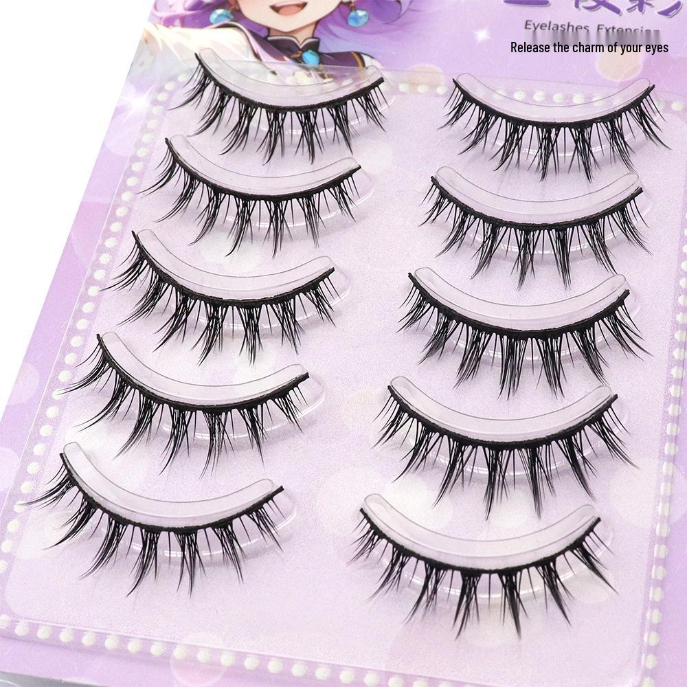 Wild Thai Fairy False Eyelashes—Natural Korean Girl Group Style for Double Eyelids