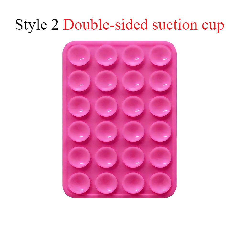 Sticker/Double-sided Suction Cup Adhesive Silicone Suction Pad Bracket Multifunction Rubber Sucker Pad Durable Mobile Phone