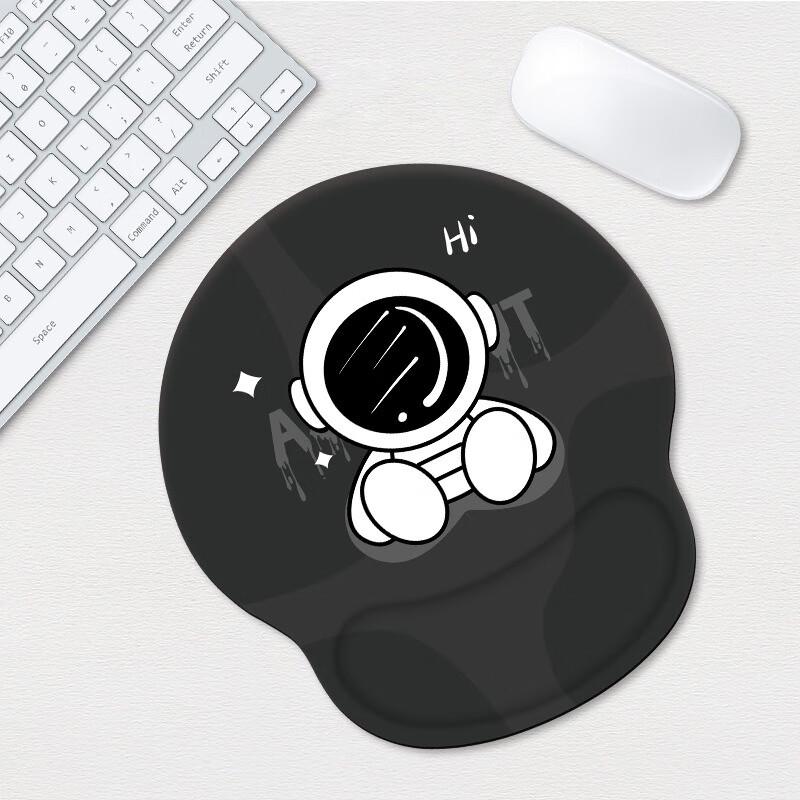 Ergonomic Astronaut Mouse Pad with Wrist Rest