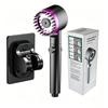 High Pressure Filter Shower Head 3 Modes One-key Stop Water Massage Clean Powerful Pressurized Shower Nozzle