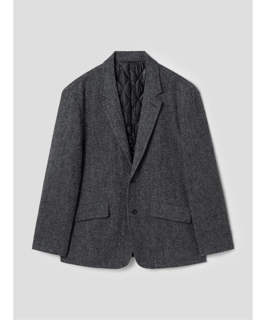 Shift.G Wool Editor Padded Jacket Gray