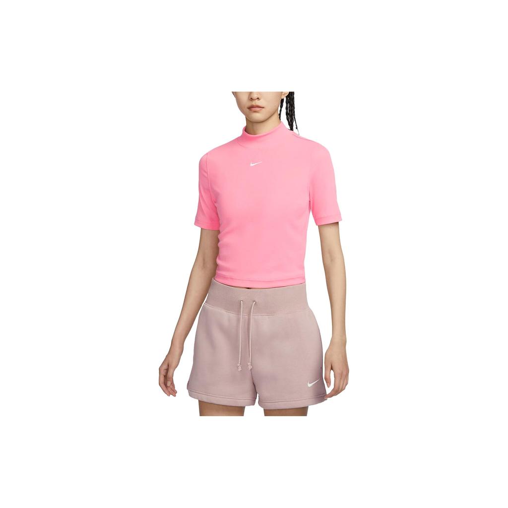 New Nike T Shirts Women's Coral Pink DV7959-611